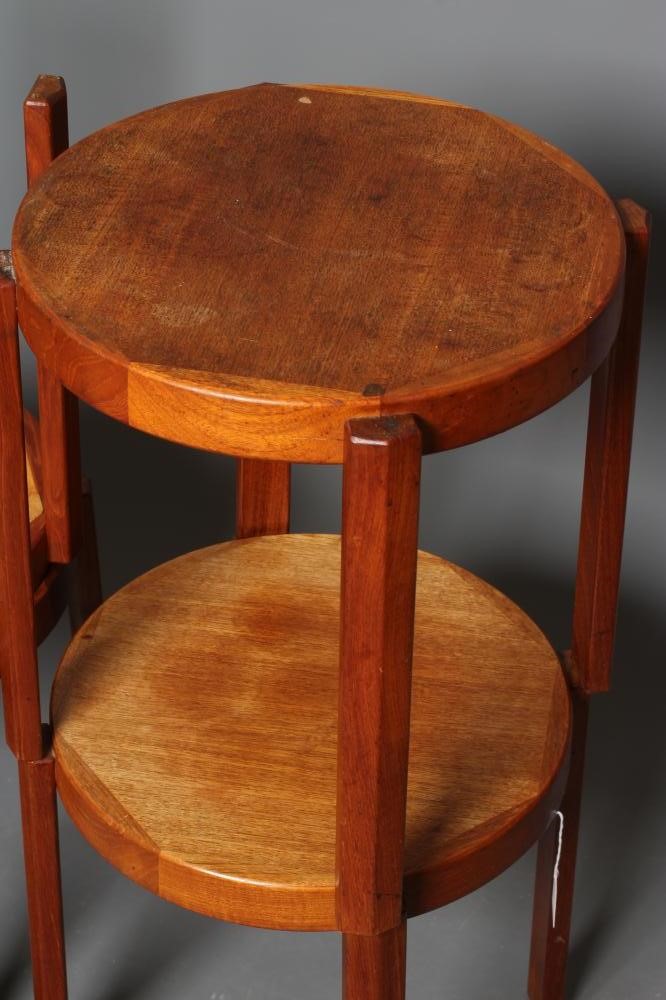 A SET OF FOUR DANISH TEAK OCCASIONAL TABLES Image