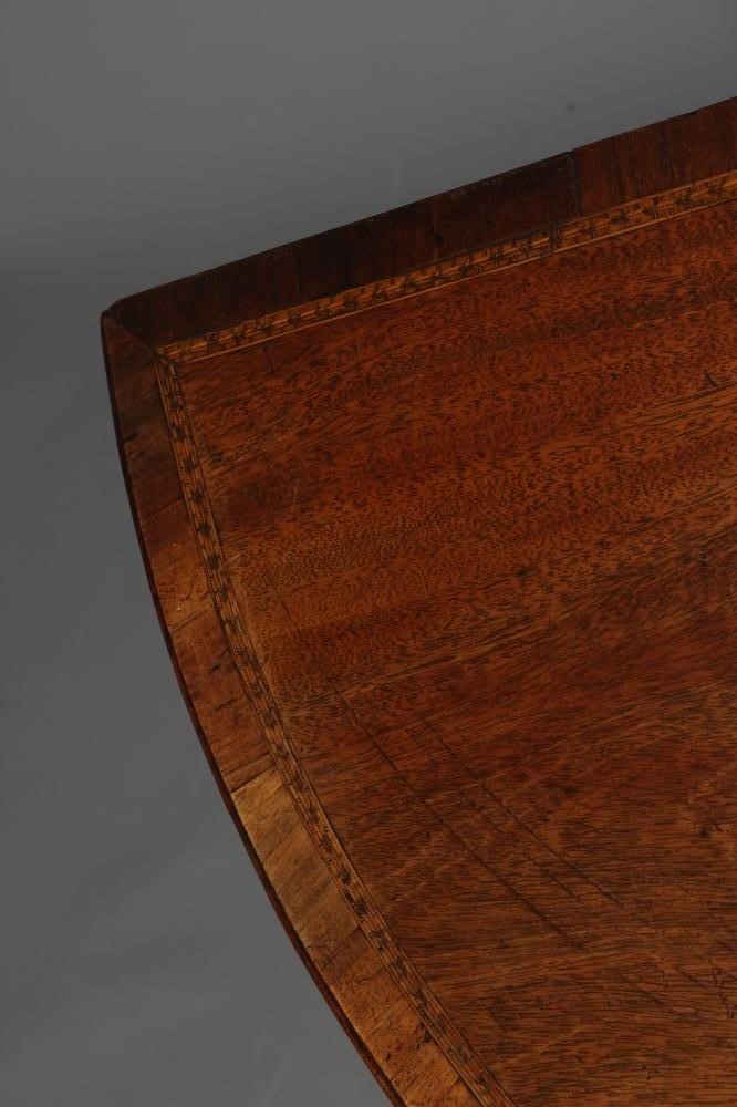 A GEORGIAN MAHOGANY FOLDING TEA TABLE Image