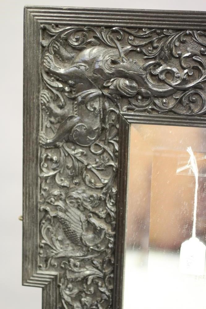 AN INDIAN CARVED EBONY(?) FRAME Image