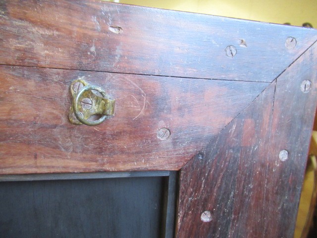 AN INDIAN CARVED EBONY(?) FRAME Image