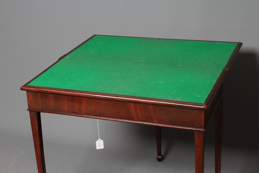 A Georgian Mahogany Folding Card Table Hartleys Auctioneers Valuers a-georgian-mahogany-folding-card-table-hartleys-auctioneers-valuers