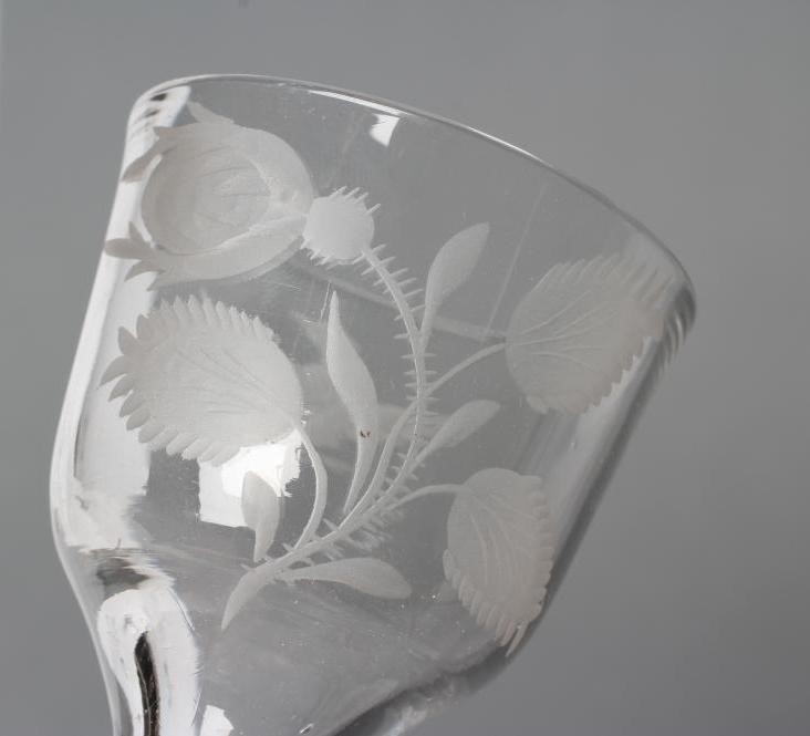 A JACOBITE GLASS Image