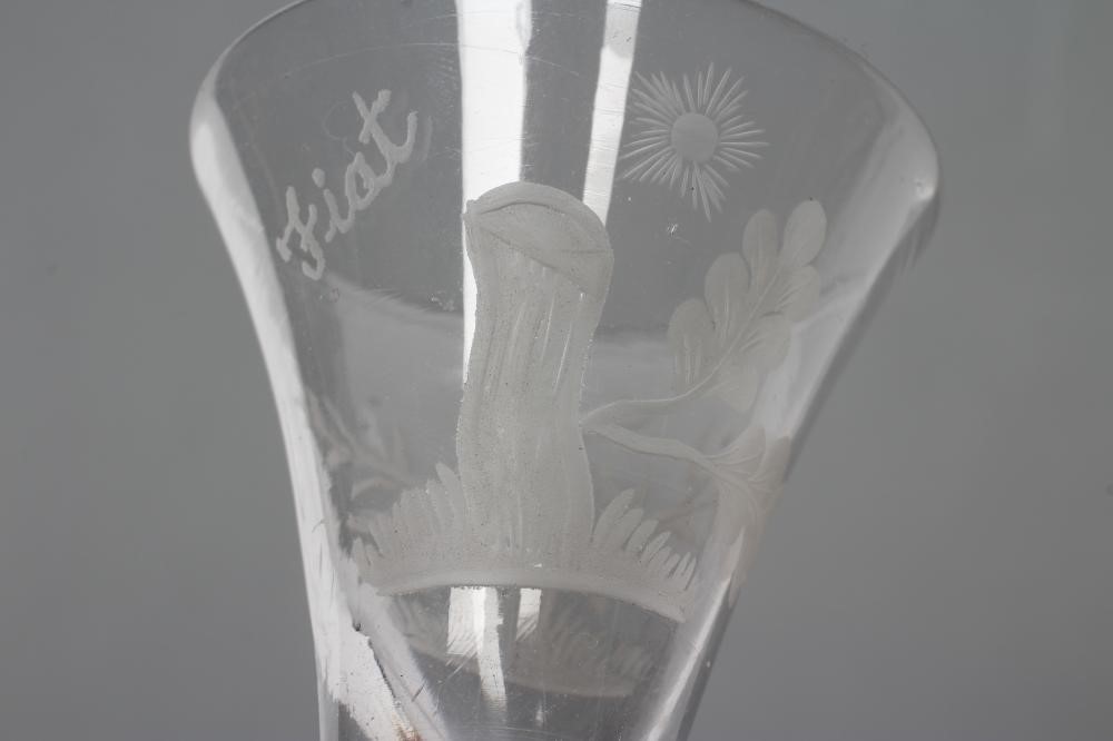 A JACOBITE GLASS Image