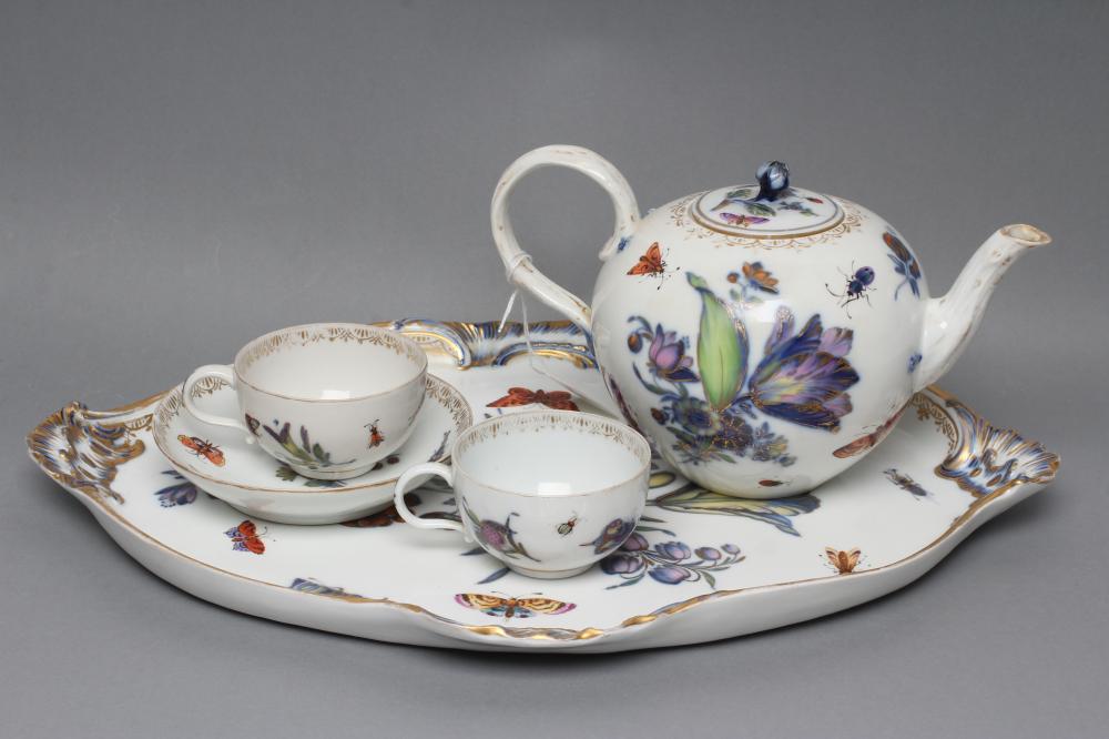A MEISSEN PORCELAIN PART TETE-A-TETE Image