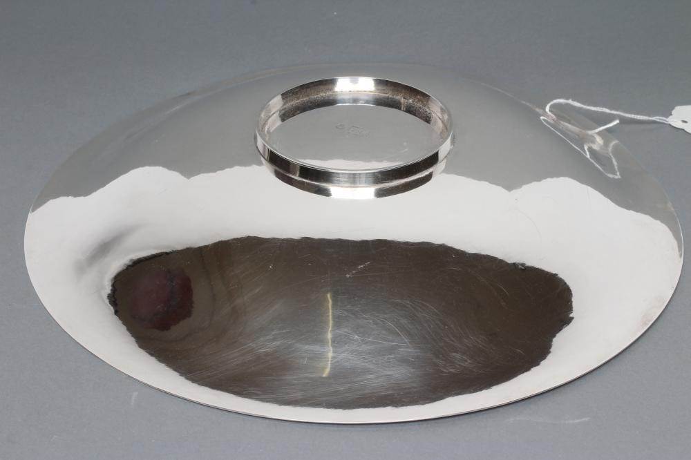A GEORG JENSEN SILVER SHALLOW DISH Image