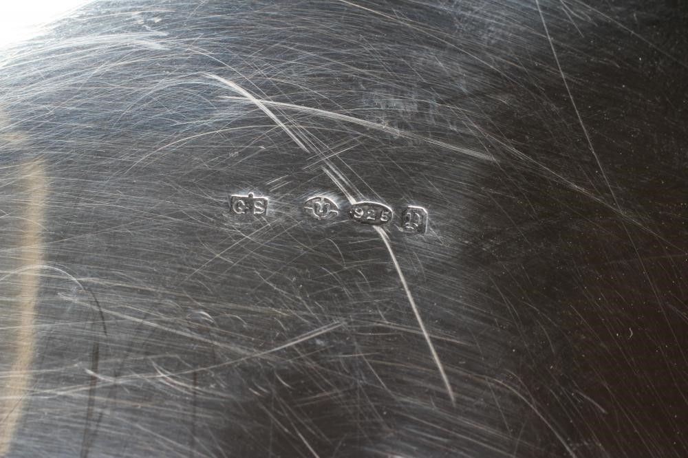 A GEORG JENSEN SILVER SHALLOW DISH Image