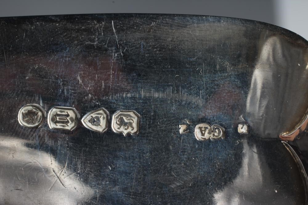 A VICTORIAN SILVER SOUP LADLE Image