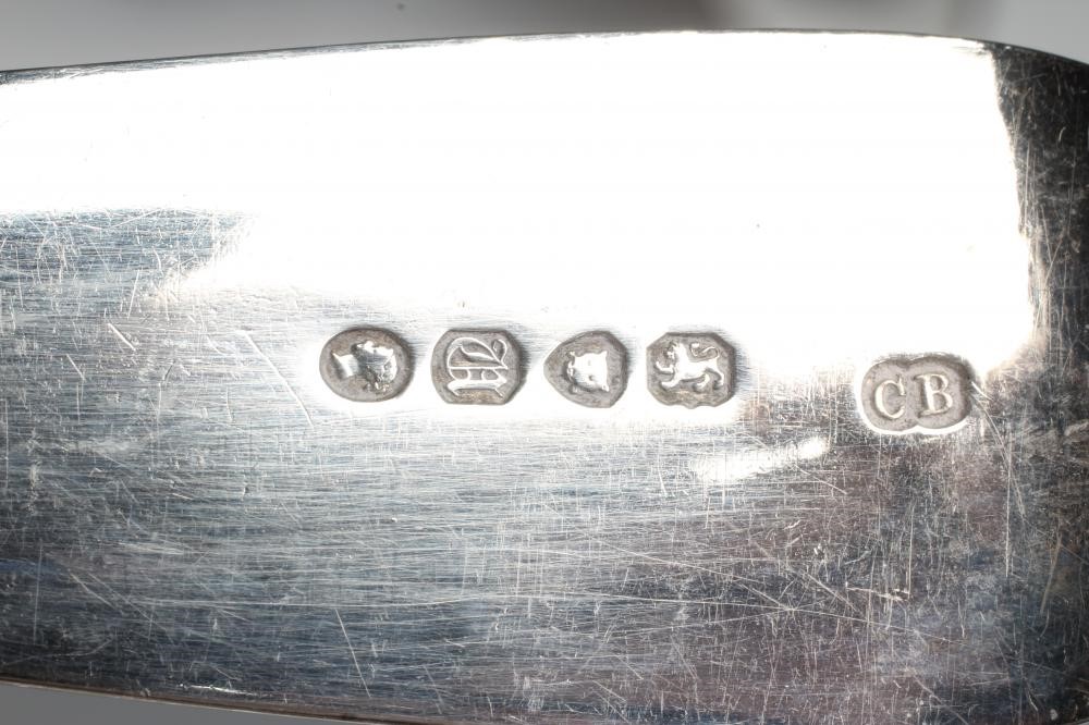 AN EARLY VICTORIAN SILVER BASTING SPOON Image