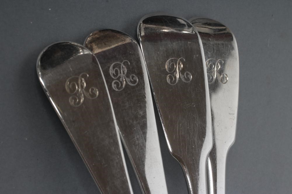 A GEORGE III SILVER BASTING SPOON Image
