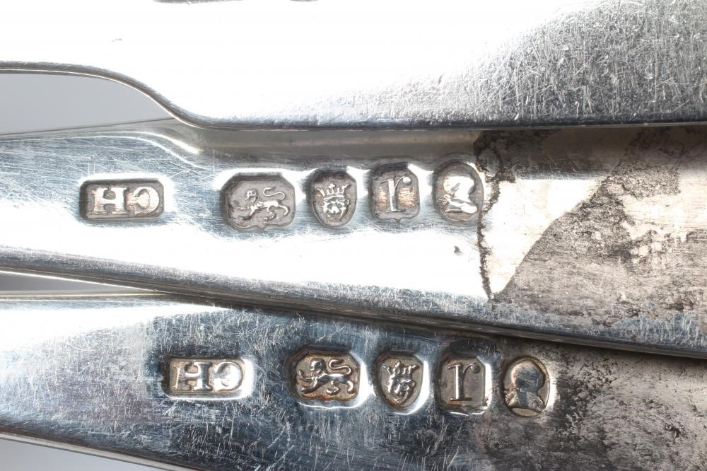 A GEORGE III SILVER BASTING SPOON Image
