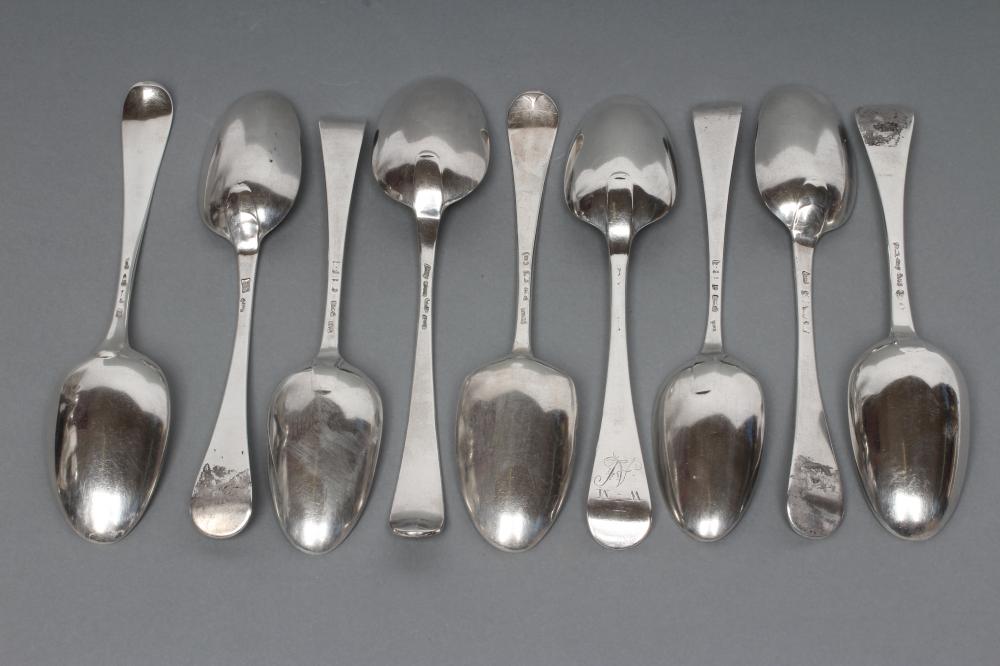 A GEORGE III SILVER TABLESPOON Image