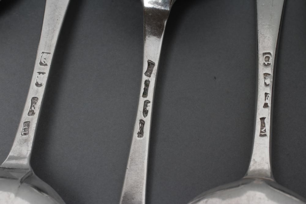A GEORGE III SILVER TABLESPOON Image