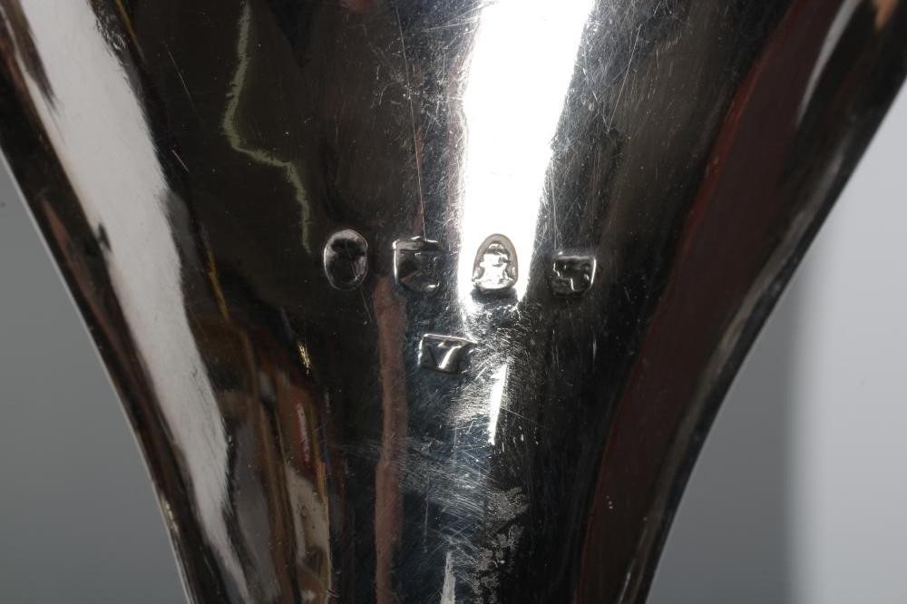 A LATE GEORGE III SILVER PAP BOAT Image