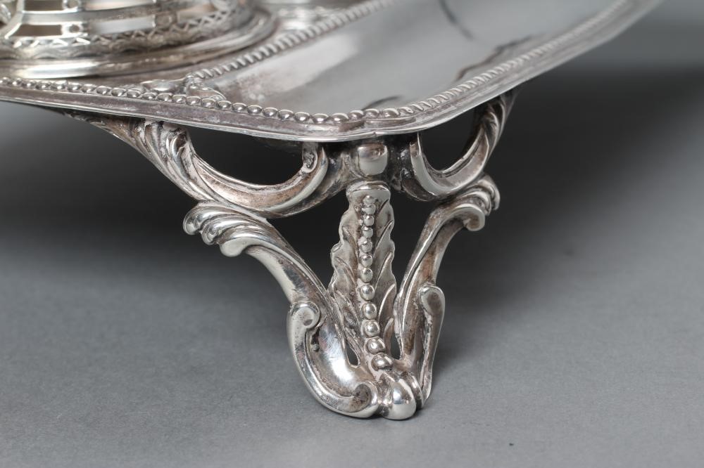 A GEORGE III SILVER DESK STANDISH Image
