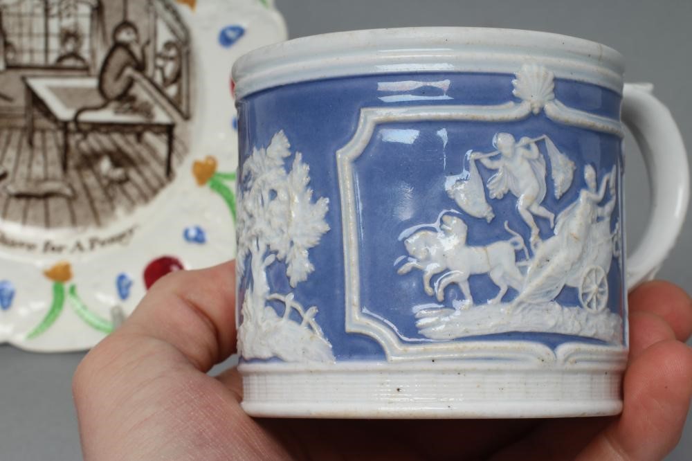 A STAFFORDSHIRE POTTERY NURSERY PLATE Image