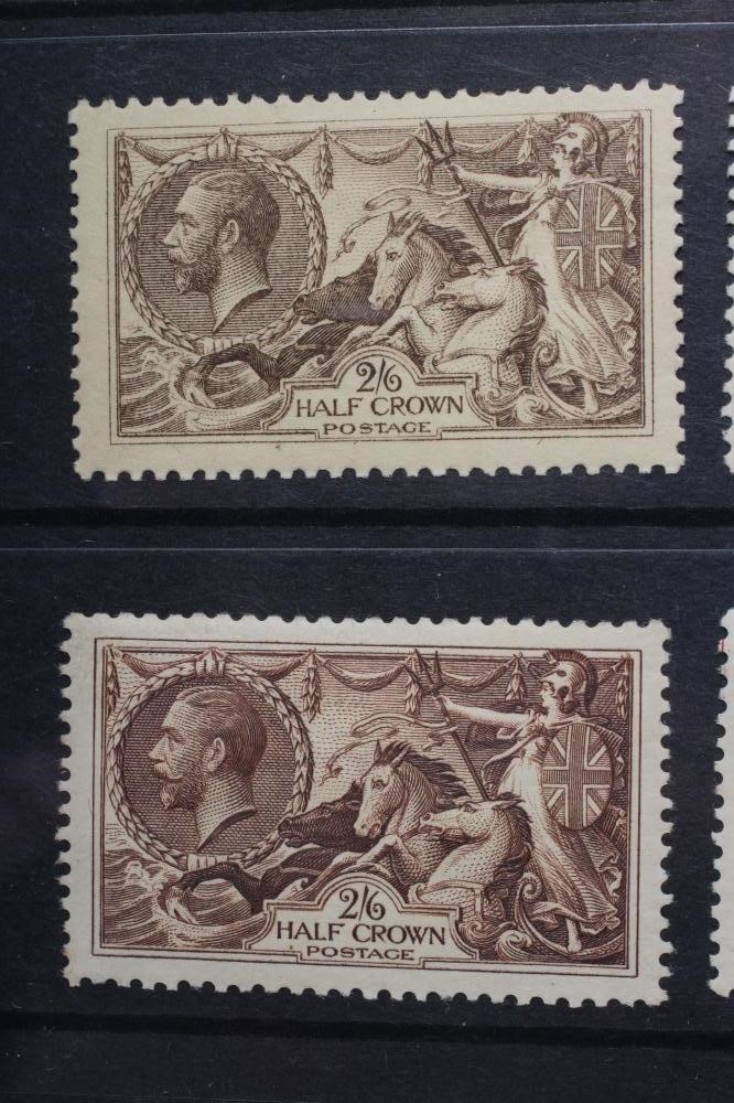 1918 AND 1934 GEORGE V SEAHORSES (Est. plus 21% premium inc. VAT) Image