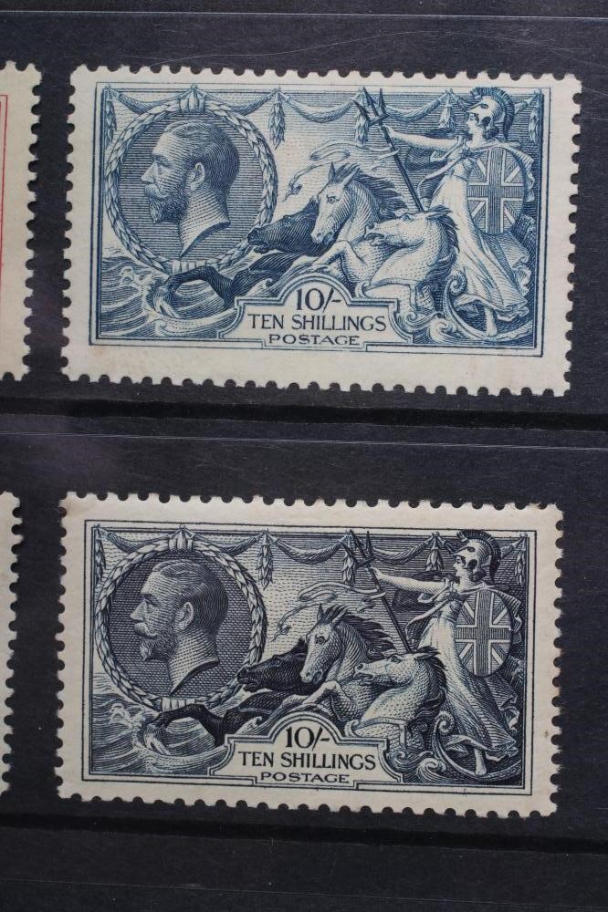 1918 AND 1934 GEORGE V SEAHORSES (Est. plus 21% premium inc. VAT) Image