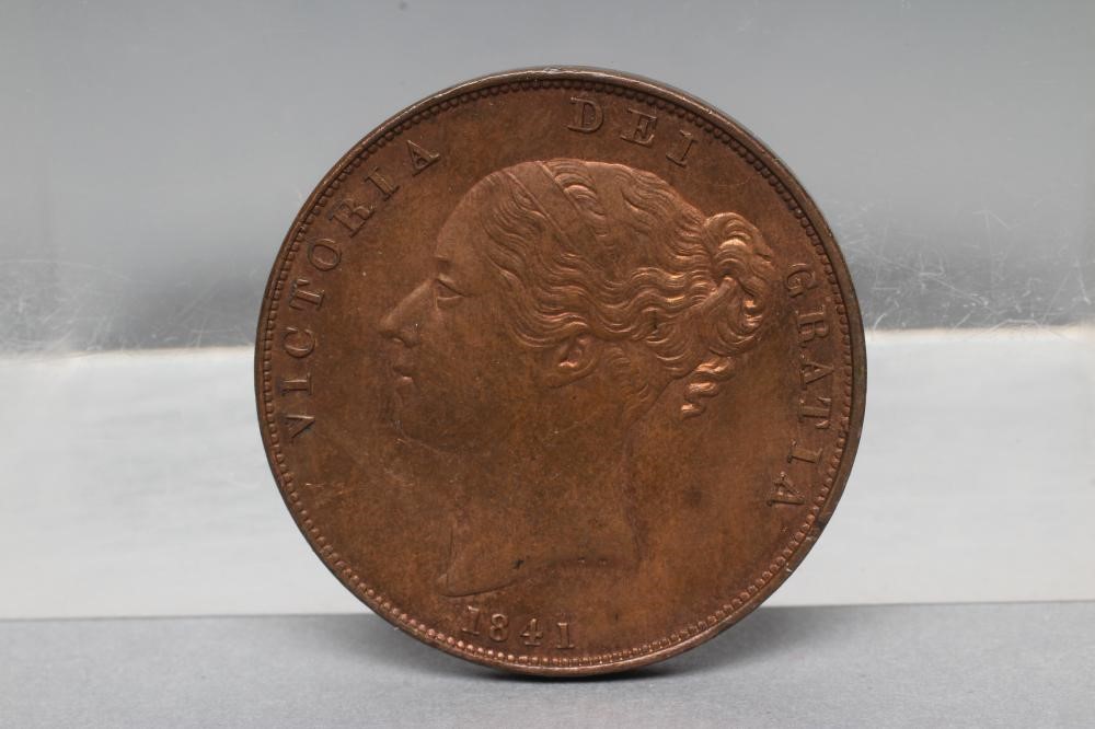 A QUEEN VICTORIA 1841 PENNY Image