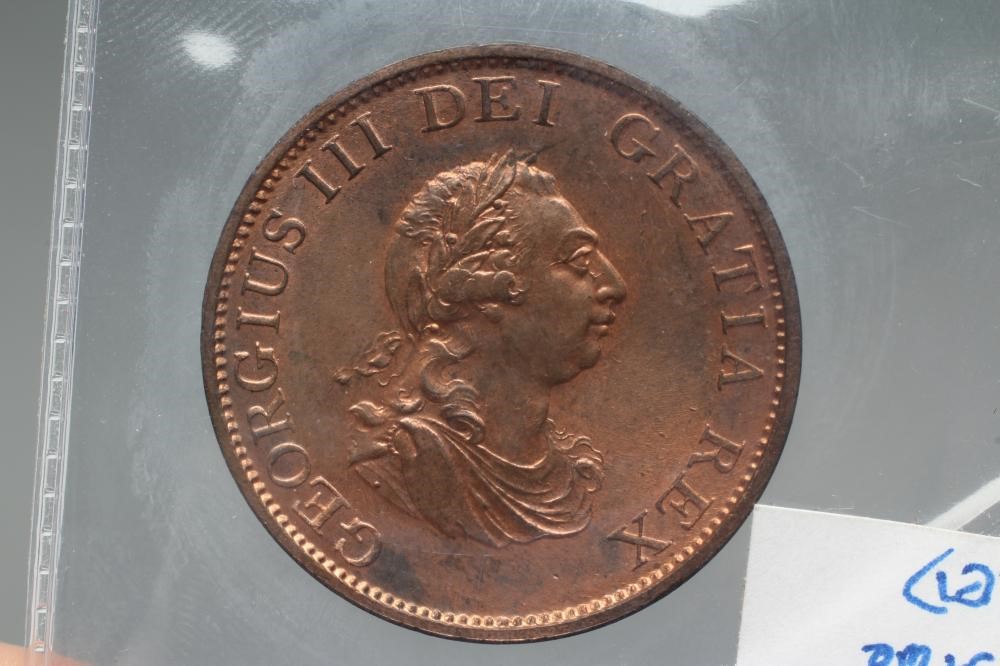 A GEORGE III 1799 HALF PENNY (Est. plus 21% premium inc. VAT) Image