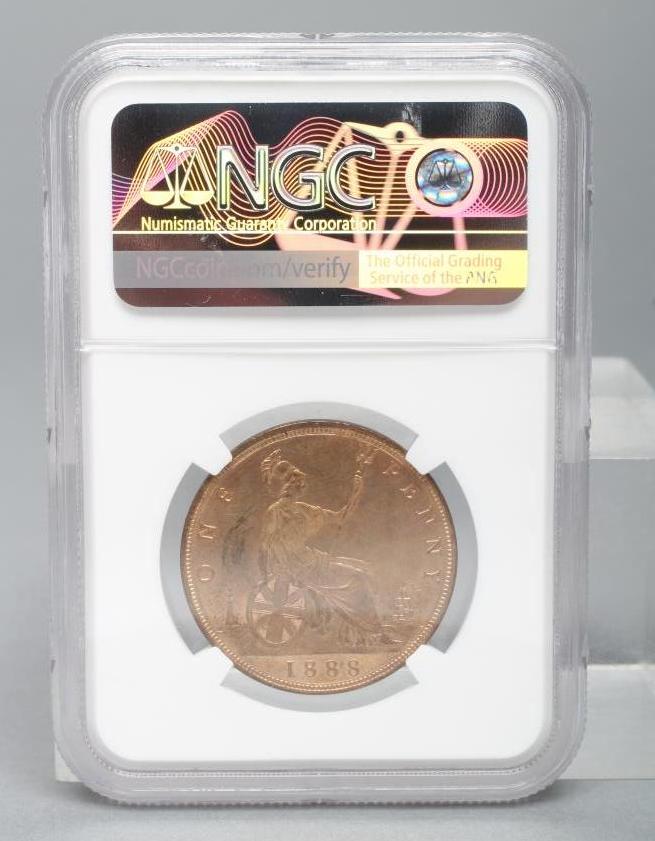 A QUEEN VICTORIA "BUN-HEAD" PENNY Image