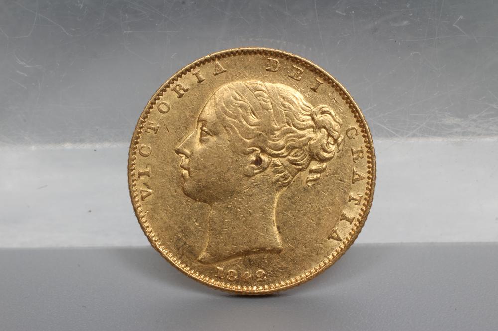 A VICTORIA SHIELD BACK SOVEREIGN Image
