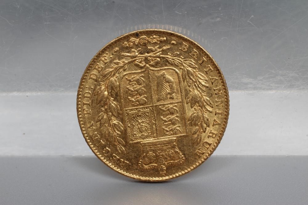 A VICTORIA SHIELD BACK SOVEREIGN Image