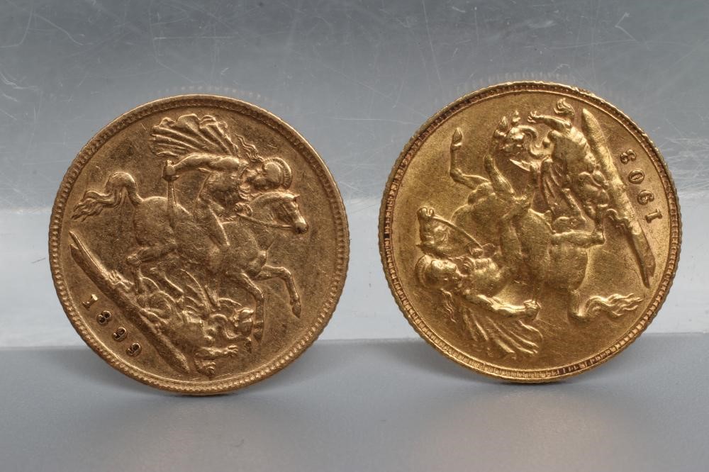 A VICTORIA OH HALF SOVEREIGN Image