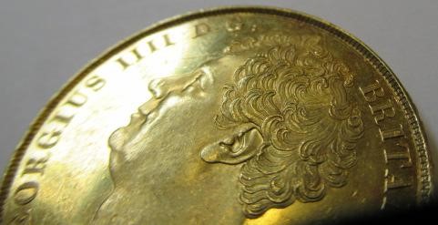 A GEORGE IV LAUREATE HEAD GOLD £2 Image