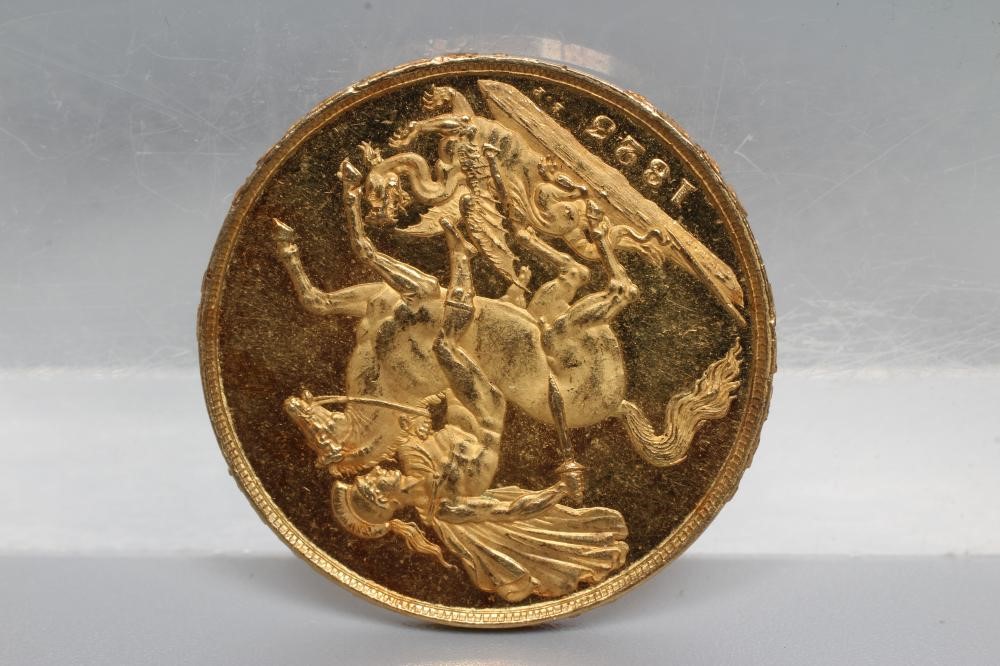 A GEORGE IV LAUREATE HEAD GOLD £2 Image