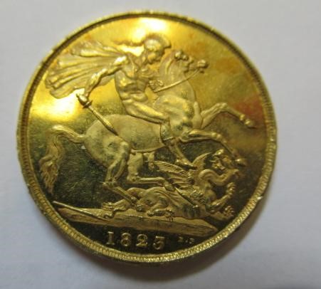 A GEORGE IV LAUREATE HEAD GOLD £2 Image