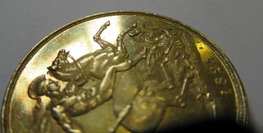 A GEORGE IV LAUREATE HEAD GOLD £2 Image