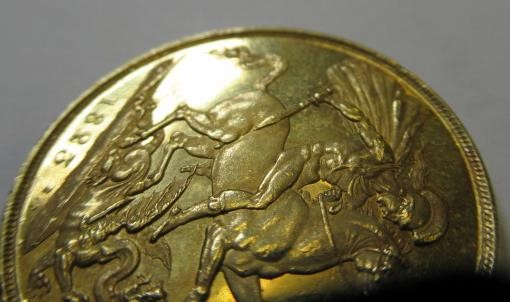 A GEORGE IV LAUREATE HEAD GOLD £2 Image