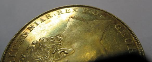 A GEORGE IV LAUREATE HEAD GOLD £2 Image