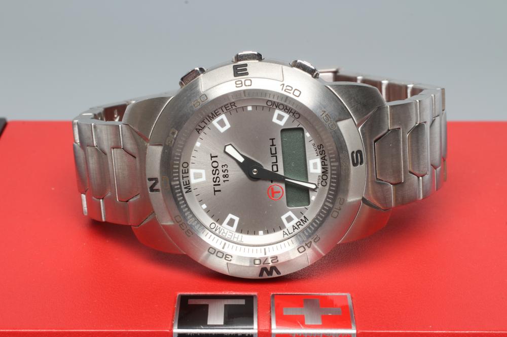 A GENTLEMAN'S TISSOT "TOUCH" WRISTWATCH Image