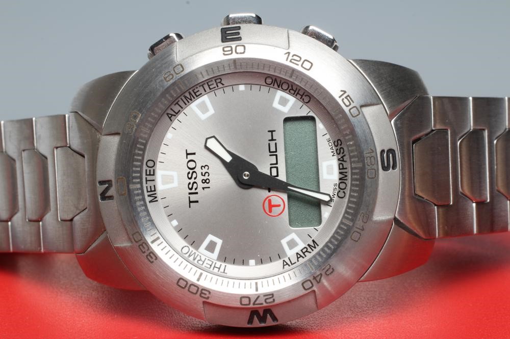 A GENTLEMAN'S TISSOT "TOUCH" WRISTWATCH Image