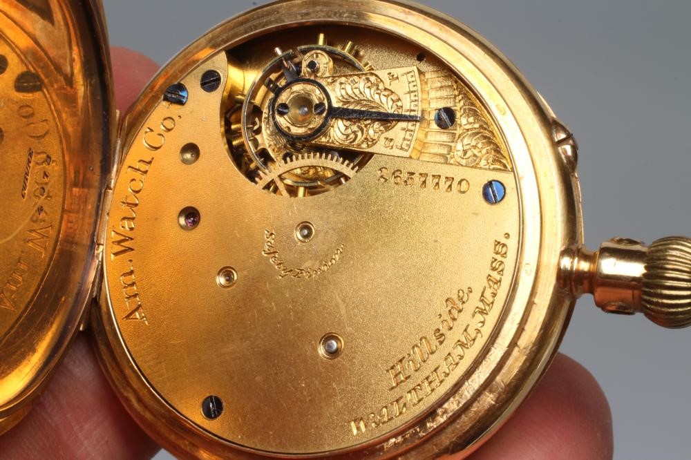 A WALTHAM TOP WIND POCKET WATCH Image