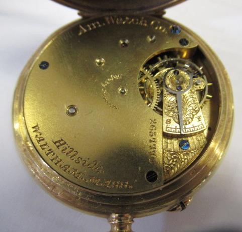 A WALTHAM TOP WIND POCKET WATCH Image