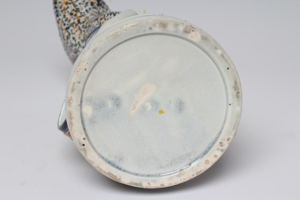A RALPH WOOD PRATT TYPE PEARLWARE BACCHUS  AND PAN JUG Image