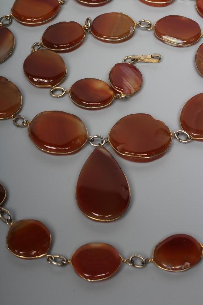 A CORNELIAN NECKLACE Image