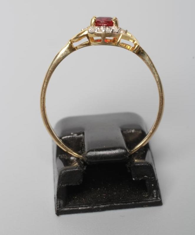 A RUBY AND DIAMOND RING Image