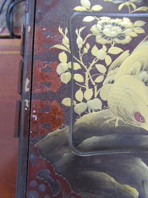 A JAPANESE LACQUERED TABLE CABINET Image
