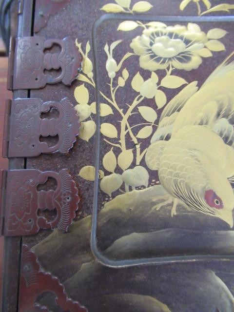 A JAPANESE LACQUERED TABLE CABINET Image