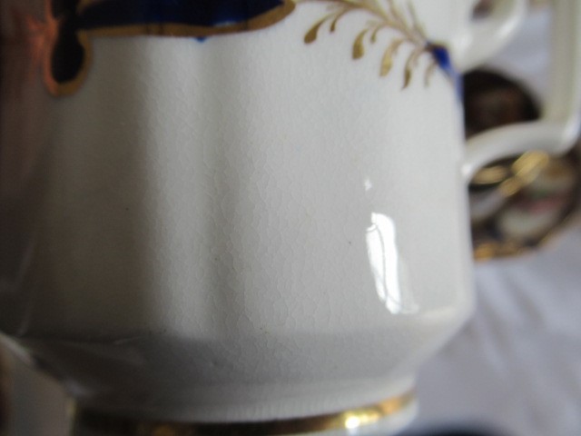 AN ENGLISH PORCELAIN FLUTED TEA SERVICE Image