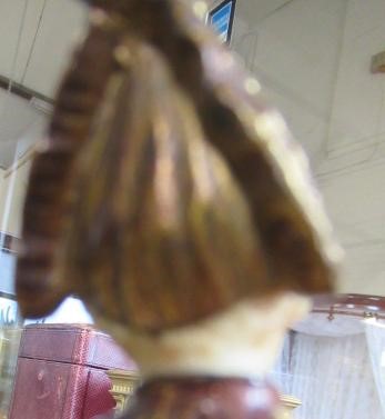 AFTER BAILLY - a cast and gilded bronze figure of a young Dutch girl with carved ivory head and Image