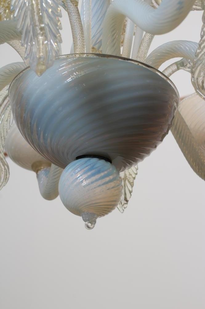 A VENETIAN SIX LIGHT CHANDELIER Image