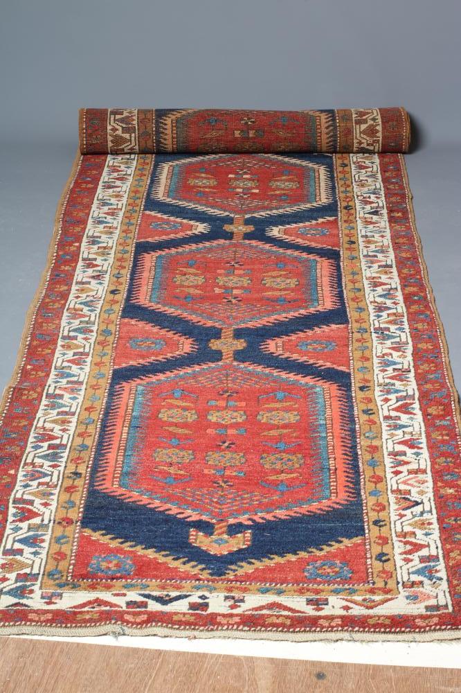 A KAZAK WOOL RUNNER Image
