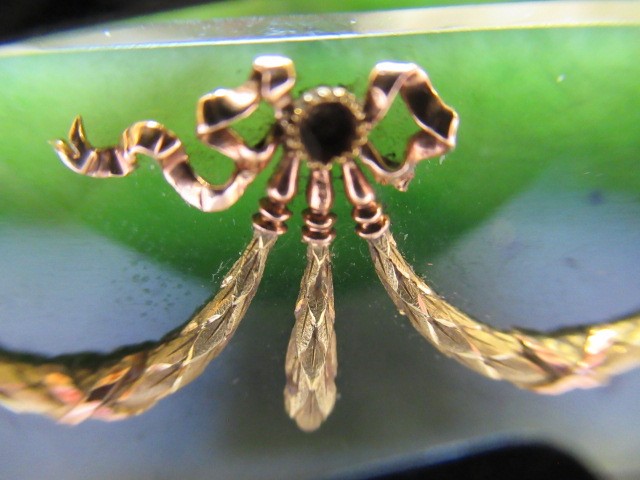 KARL GUSTAF HJALMAR ARMFELT (1873-1959) for FABERGE -  a jewelled vari-coloured gold mounted Image