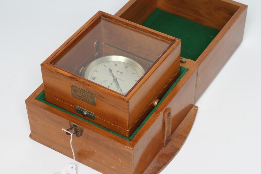 A MARINE CHRONOMETER signed Thomas Mercer 22104 Image