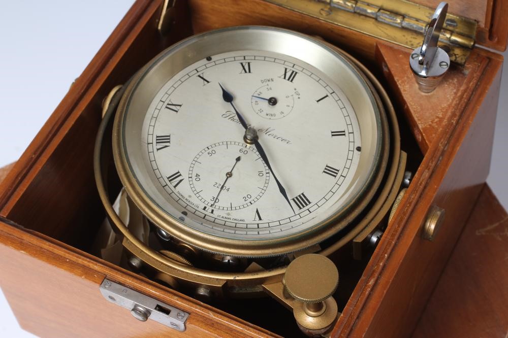 A MARINE CHRONOMETER signed Thomas Mercer 22104 Image