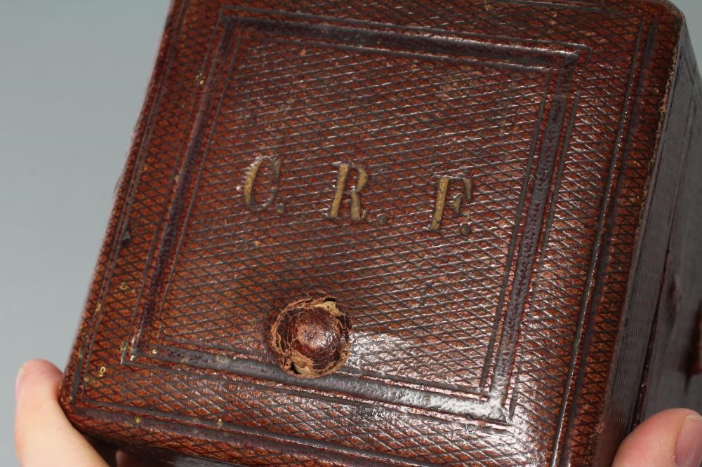 A FRENCH BRASS CASED CARRIAGE CLOCK Image